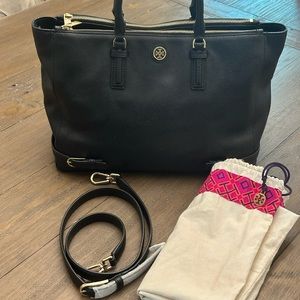 Tory Burch Large Robinson Double Zip Tote Bag